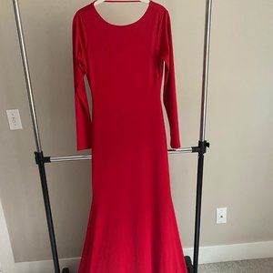 BNWT  Lurelly Red Mermaid Gown
